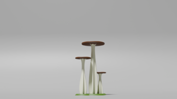 Short Mushroom Plinth - Image 3